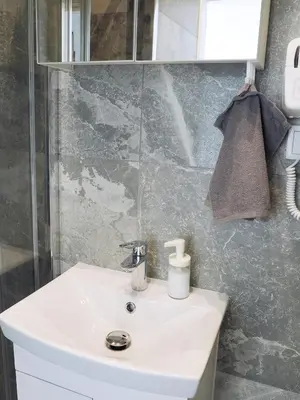 Łazienka w obiekcie OniksApart A190