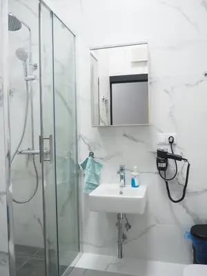 Łazienka w obiekcie Mercy Apartments A 12