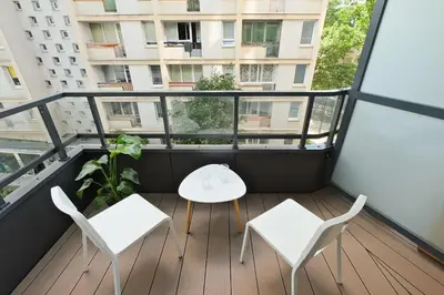 Balkon lub taras w obiekcie Urbannestgroup - Old town studio S27