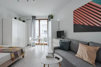 Część wypoczynkowa w obiekcie Urbannestgroup - Old town studio S27