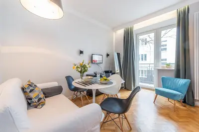 Część wypoczynkowa w obiekcie P&O City Center Apartments