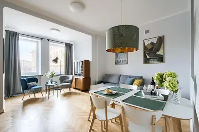 Część wypoczynkowa w obiekcie P&O City Center Apartments