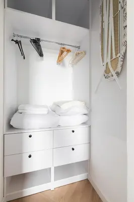 Łóżko lub łóżka w pokoju w obiekcie Zoliborz Rydygiera P&O Serviced Apartments
