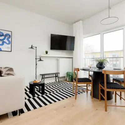Warszawa Bright 2-bedroom Apartment by Noclegi Renters