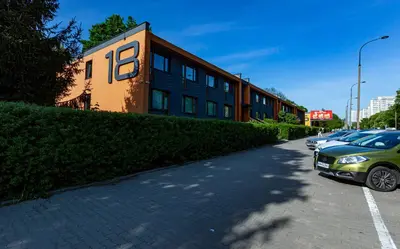 Plan piętra w obiekcie Batorego Grey - Stacja Metra 300m