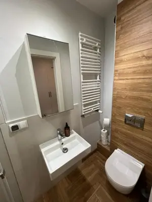 Łazienka w obiekcie Warsaw City Budget Room 2 #self check-in #essentials included