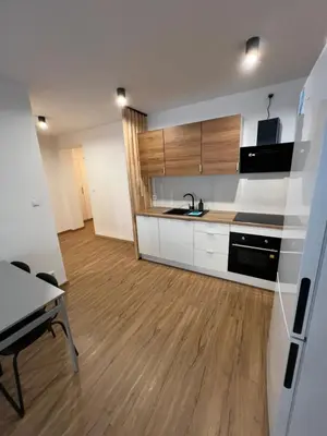 Kuchnia lub aneks kuchenny w obiekcie Warsaw City Budget Room 2 #self check-in #essentials included