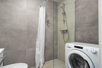 Łazienka w obiekcie Golden Apartments- City Center - One Bedroom Apartment - Kredytowa
