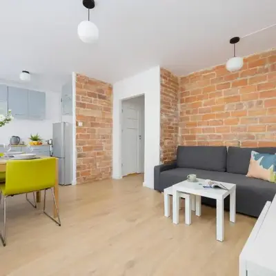 Family Apartment with Balcony by Noclegi Renters