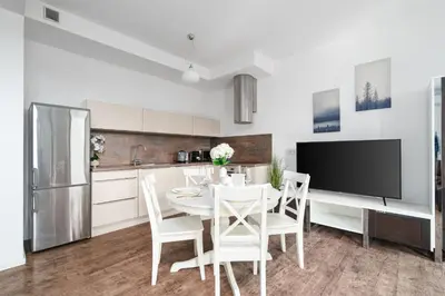 Kuchnia lub aneks kuchenny w obiekcie Urban Chic - Great Location - One Bedroom Apartment - Kolejowa