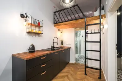 Kuchnia lub aneks kuchenny w obiekcie Urban Chic -2 Rooms Apartment - Praga Północ - Warsaw Stays - Zabkowska