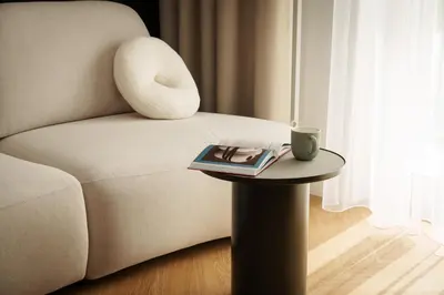Część wypoczynkowa w obiekcie Apartament Family Green z garażem, klimatyzacją do 6 osób