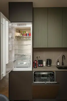 Kuchnia lub aneks kuchenny w obiekcie Apartament Family Green z garażem, klimatyzacją do 6 osób
