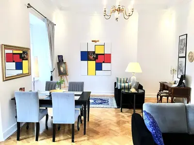 Część wypoczynkowa w obiekcie Luxury Apartments MONDRIAN Market Square II