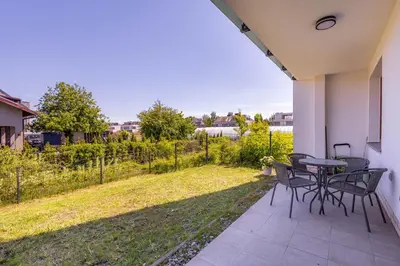 Ogród w obiekcie Apartament Wilanów Prestige