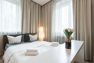 Łóżko lub łóżka w pokoju w obiekcie Urban Apartaments - Great Location - City Center - Konstytucji