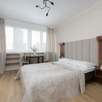 A Unique Studio with a Beautiful View of the Palace of Culture and Science by Noclegi Renters