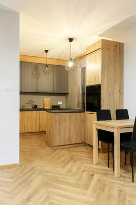 Kuchnia lub aneks kuchenny w obiekcie Apartamenty Jutrzenki