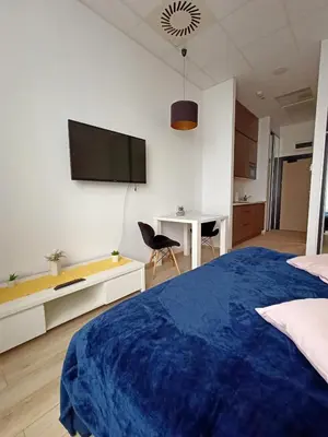 Telewizja i/lub zestaw kina domowego w obiekcie Zlatarooms 122