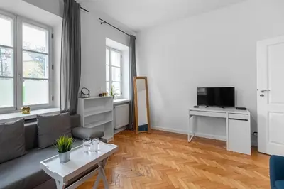 Telewizja i/lub zestaw kina domowego w obiekcie Close-Urban Apartments - Stare Miasto - Mostowa