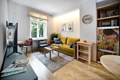 Część wypoczynkowa w obiekcie OCHOTA P&O Serviced Apartments