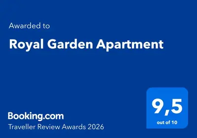 Certyfikat, podpis lub inny dokument wystawiony w obiekcie Royal Garden Apartment