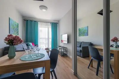 Część wypoczynkowa w obiekcie Wagonowa P&O Apartments