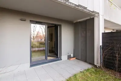 Budynek, w którym mieści się apartament