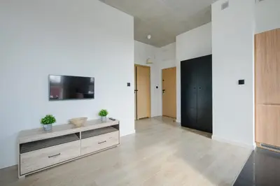 Telewizja i/lub zestaw kina domowego w obiekcie Apartamenty Patriotów 303