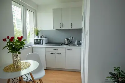 Kuchnia lub aneks kuchenny w obiekcie Apartament Ola