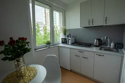 Kuchnia lub aneks kuchenny w obiekcie Apartament Kuba