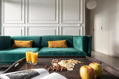 Część wypoczynkowa w obiekcie Waw - Apartamenty Wilanów II Sarmacka