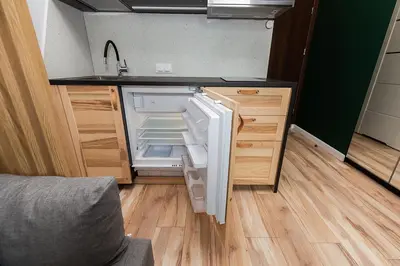 Kuchnia lub aneks kuchenny w obiekcie Cozy studio Jana Kazimierza