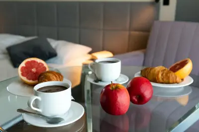 Plan piętra w obiekcie Wolska Suits