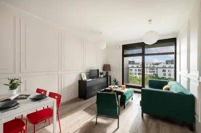 Część wypoczynkowa w obiekcie Waw Apartamenty Wilanów Sarmacka